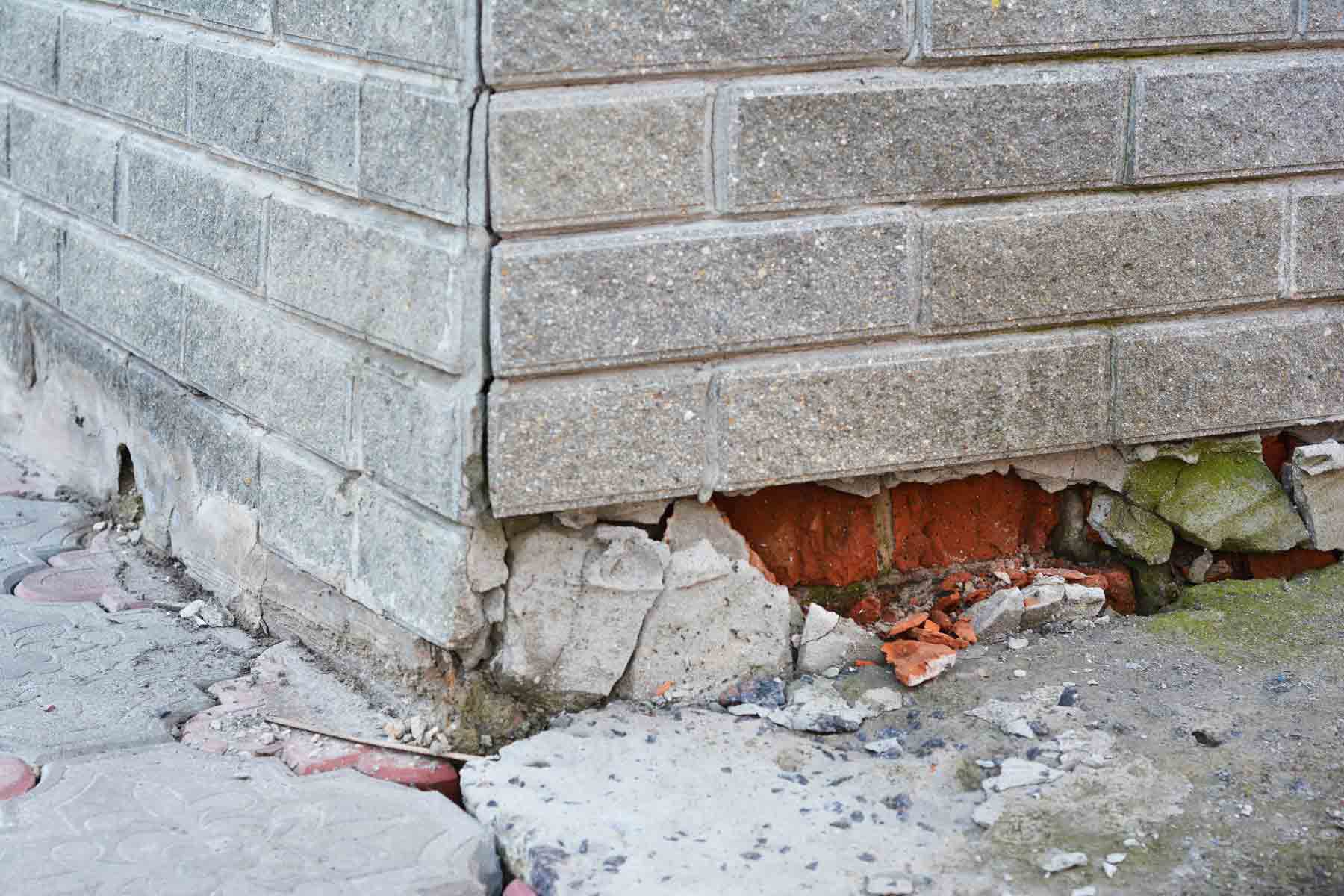 Foundation damage from wood-destroying insects termite damage Carroll County Maryland home